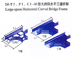 dj-tI、pI、cI-03型大跨距水平三通橋架